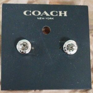 NWT Coach Stud Earrings